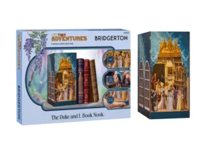 Kit « Book Nook » Bridgerton : « Le Duc et moi » avec éclairage Led Intégré