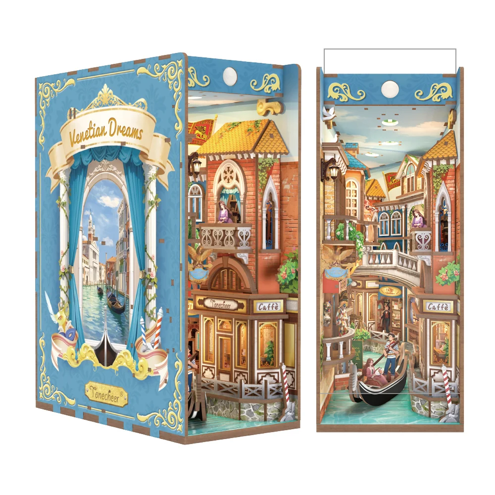 Kit "Book Nook" Venetian Dreams avec éclairage Led Intégrée – Image 3