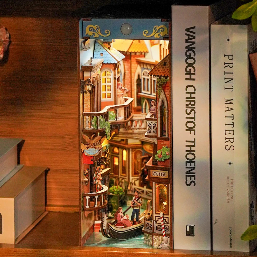 Kit "Book Nook" Venetian Dreams avec éclairage Led Intégrée – Image 4