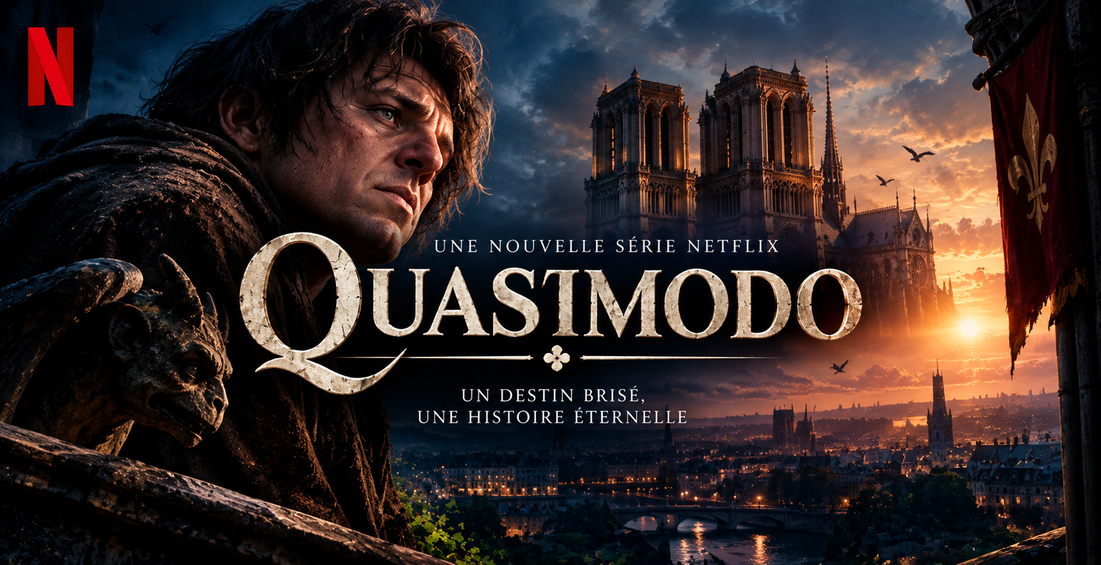 Vous consultez actuellement Quasimodo sur Netflix : Vincent Cassel dans le film événement du 27 novembre 2026